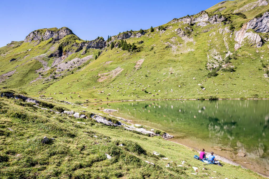 Place de pique-nique idéale: le petit lac de Sulsseewli. Photo: Daniel Fleuti 