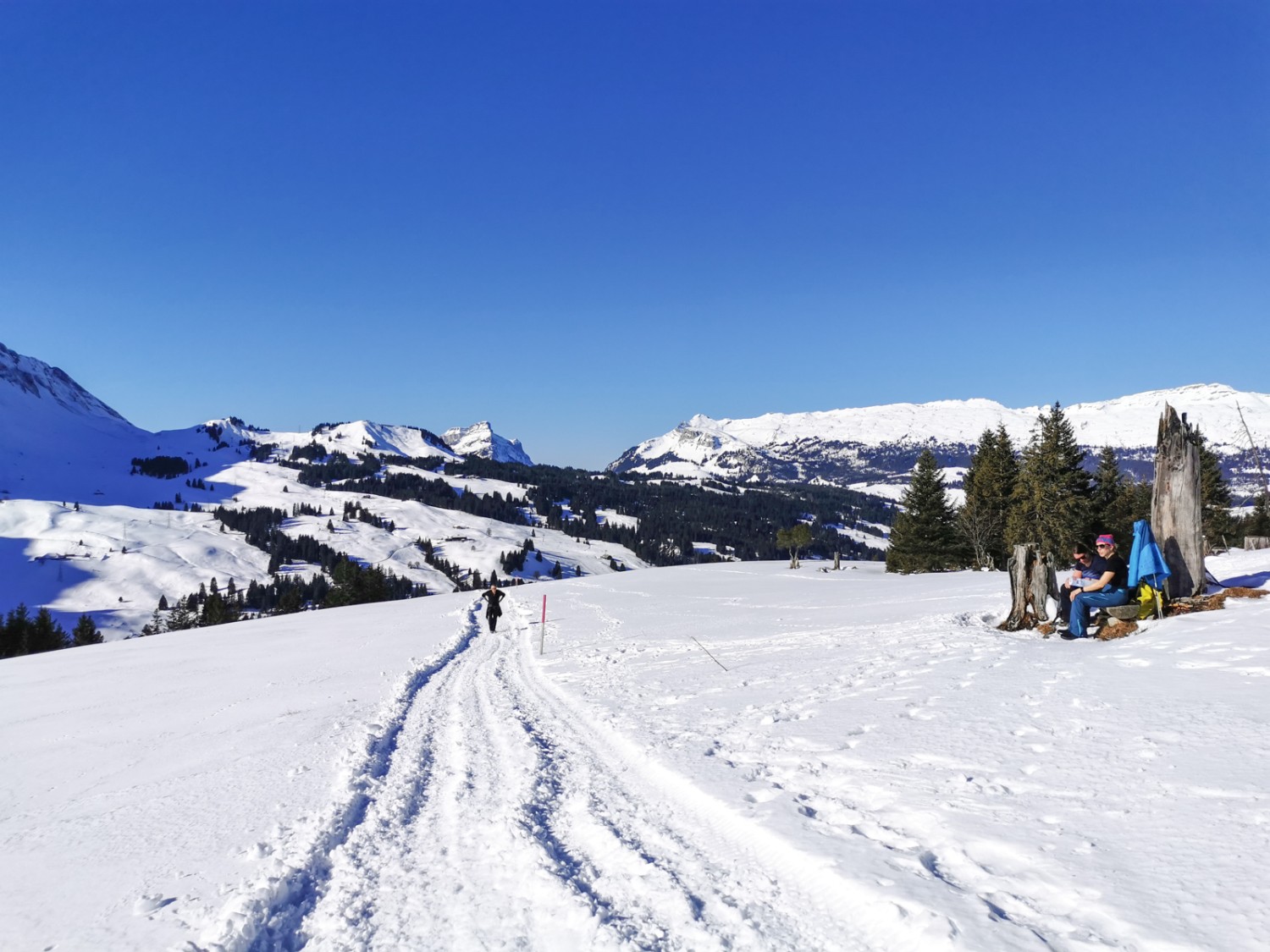 Schwendeli et, au second plan, le Hohgant et la Schratteflue. Photo: Andreas Staeger