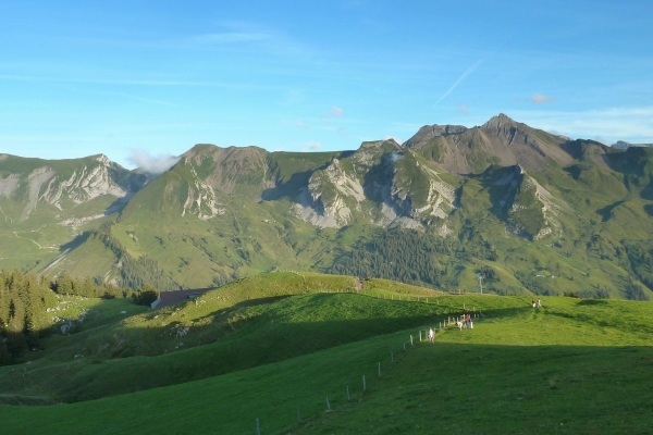 Sonnenuntergang auf der Musenalp