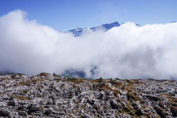 Felstürme in den Waadtländer Alpen