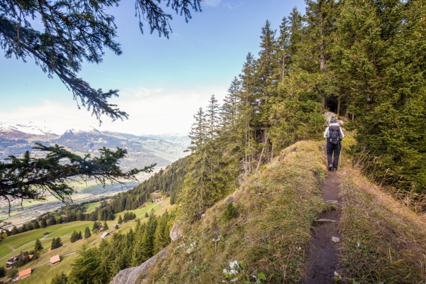 Wanderung zur Mitte Liechtensteins