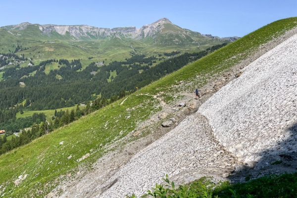 Auf dem Felsenweg zur Glecksteinhütte