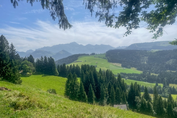 Sommet panoramique en Appenzell