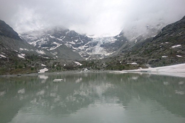Suonen und Gletschersicht im Turtmanntal