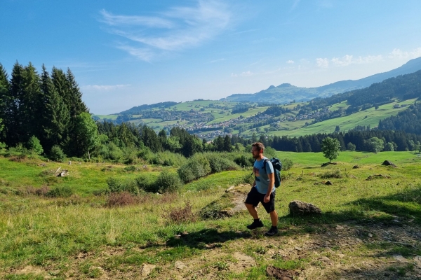 Auf dem Gratweg am Käsenberg