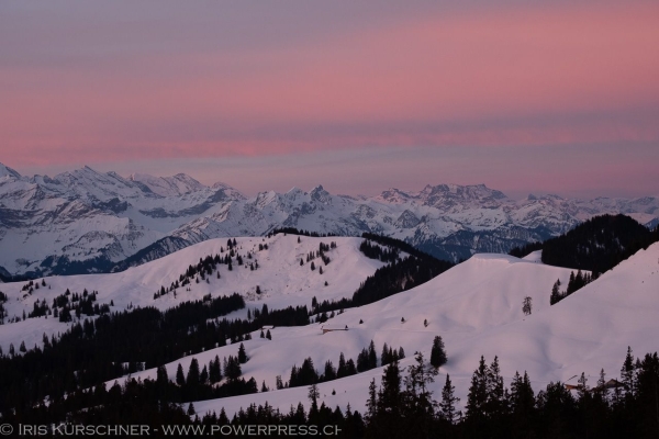 Neige et meringues sur la Lombachalp