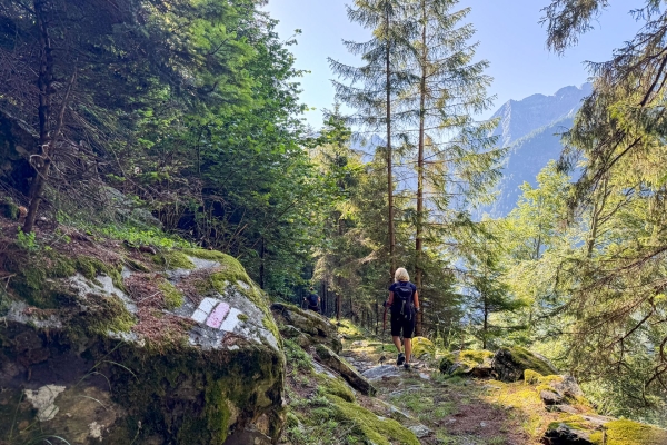 Unterwegs im wildromantischen Valle di Campo