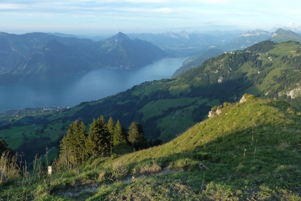 Sonnenuntergang auf der Musenalp