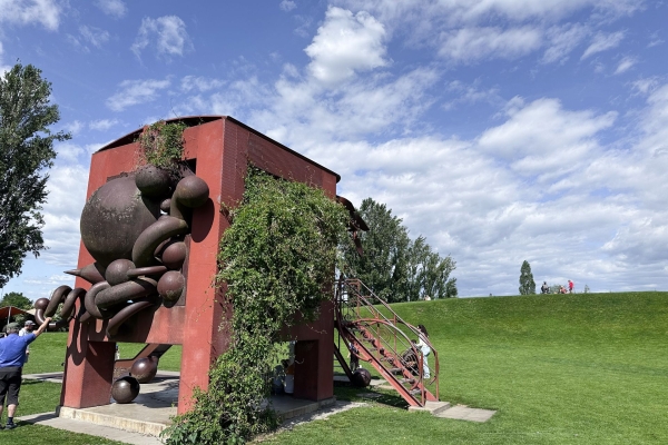 Au printemps près du canal de Sankt Alban