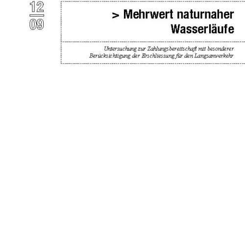 Résumé étude valeur ajoutée des cours d'eau proches de la nature