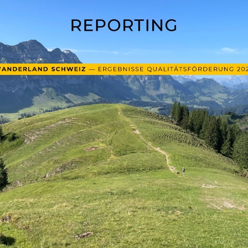 2023 Rapport Promotion de la qualité Suisse à pied