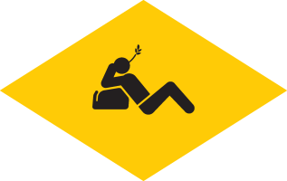 Losange «Une pause s’impose!»