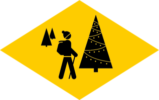 Losange «Joyeux Noël»