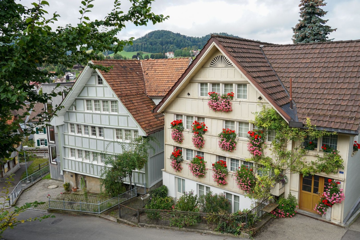Maisons traditionnelles à Herisau.