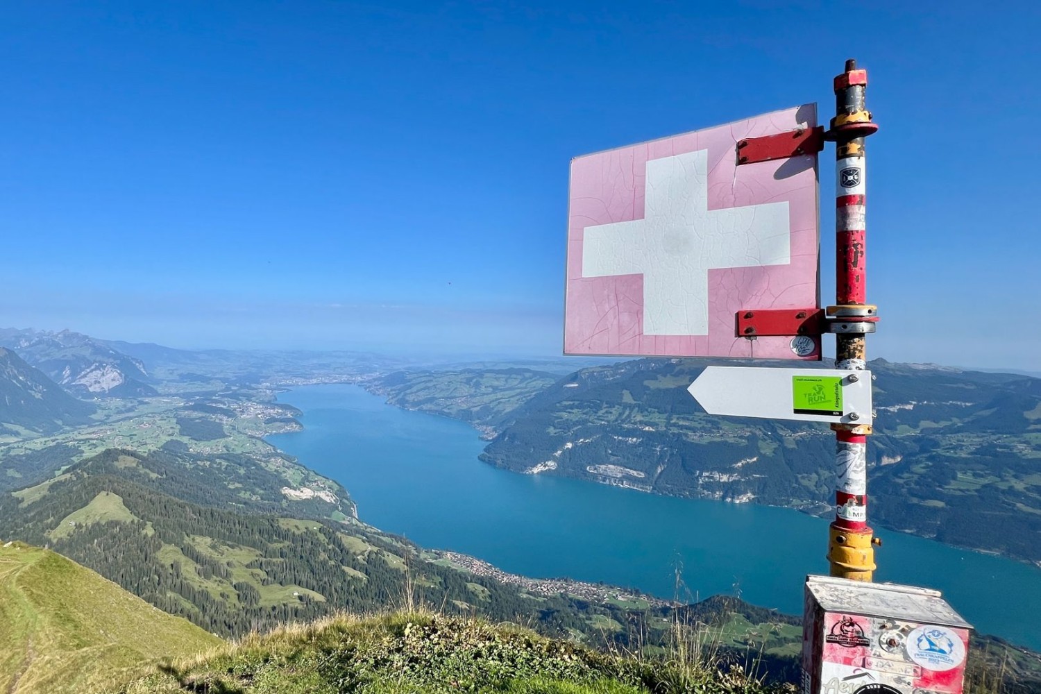 Auf dem Gipfel des Morgenberghorns.