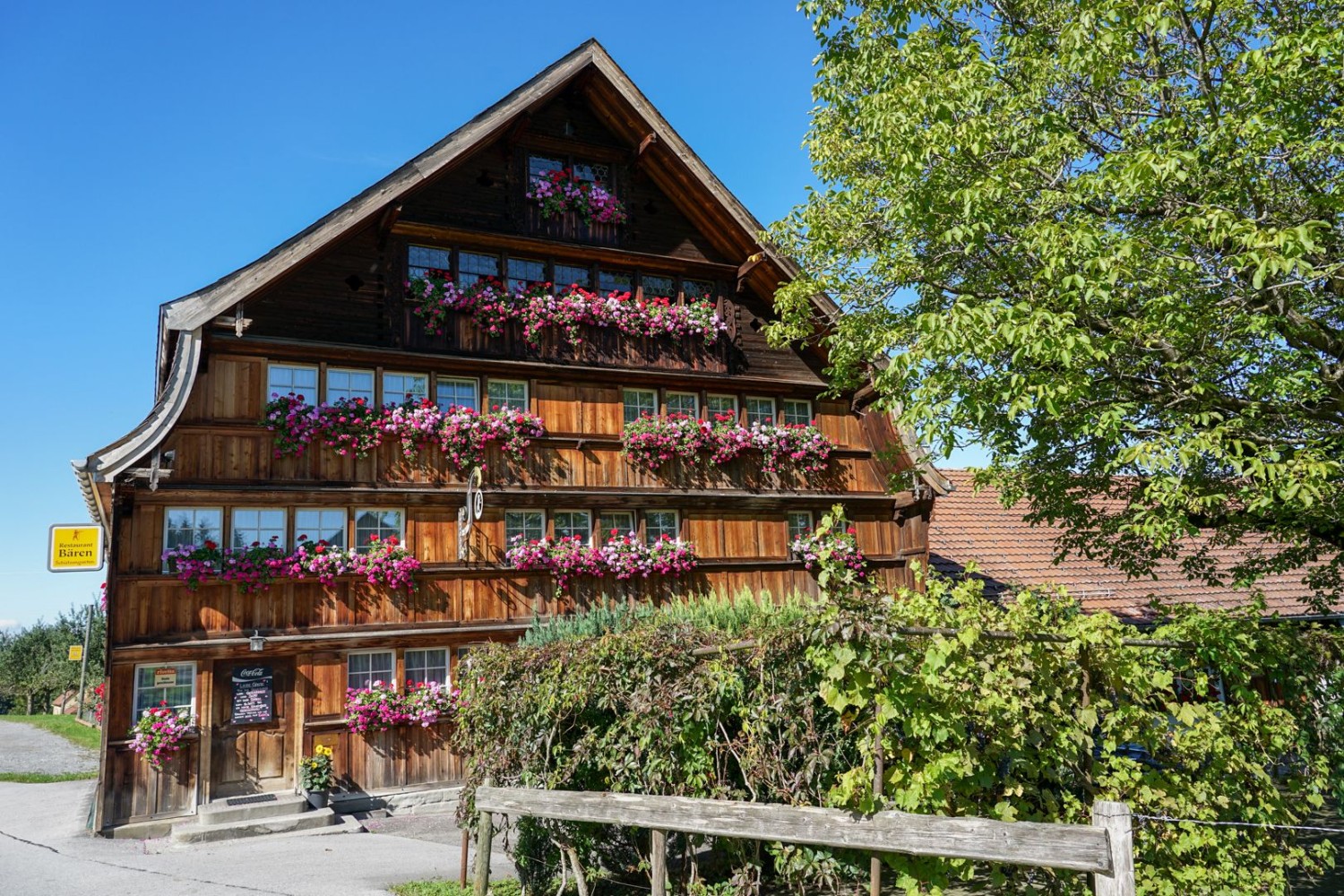 Le restaurant Bären, à Sturzenegg, est ouvert les vendredis, samedis et dimanches.