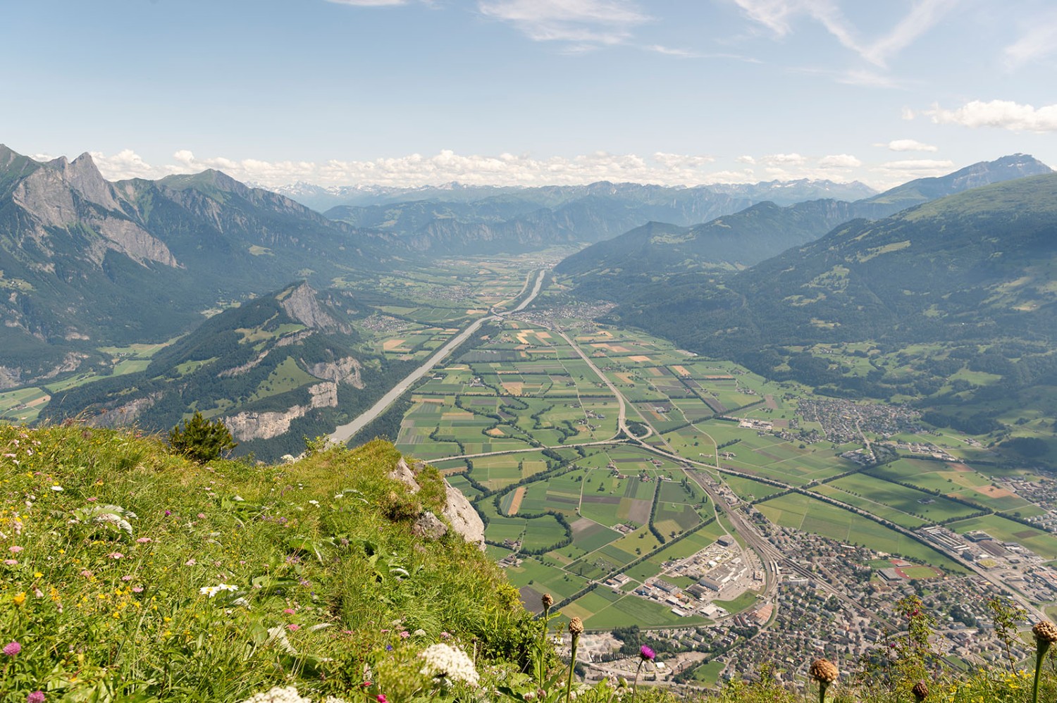 Auf direktem Weg auf den Gonzen