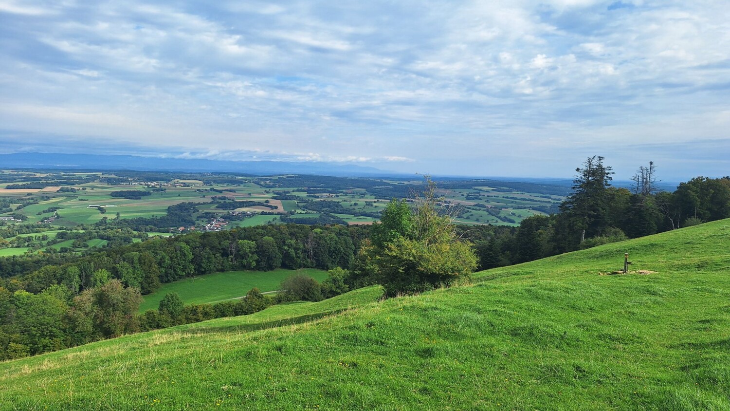 Die weite Aussicht lädt zum Verweilen ein.
