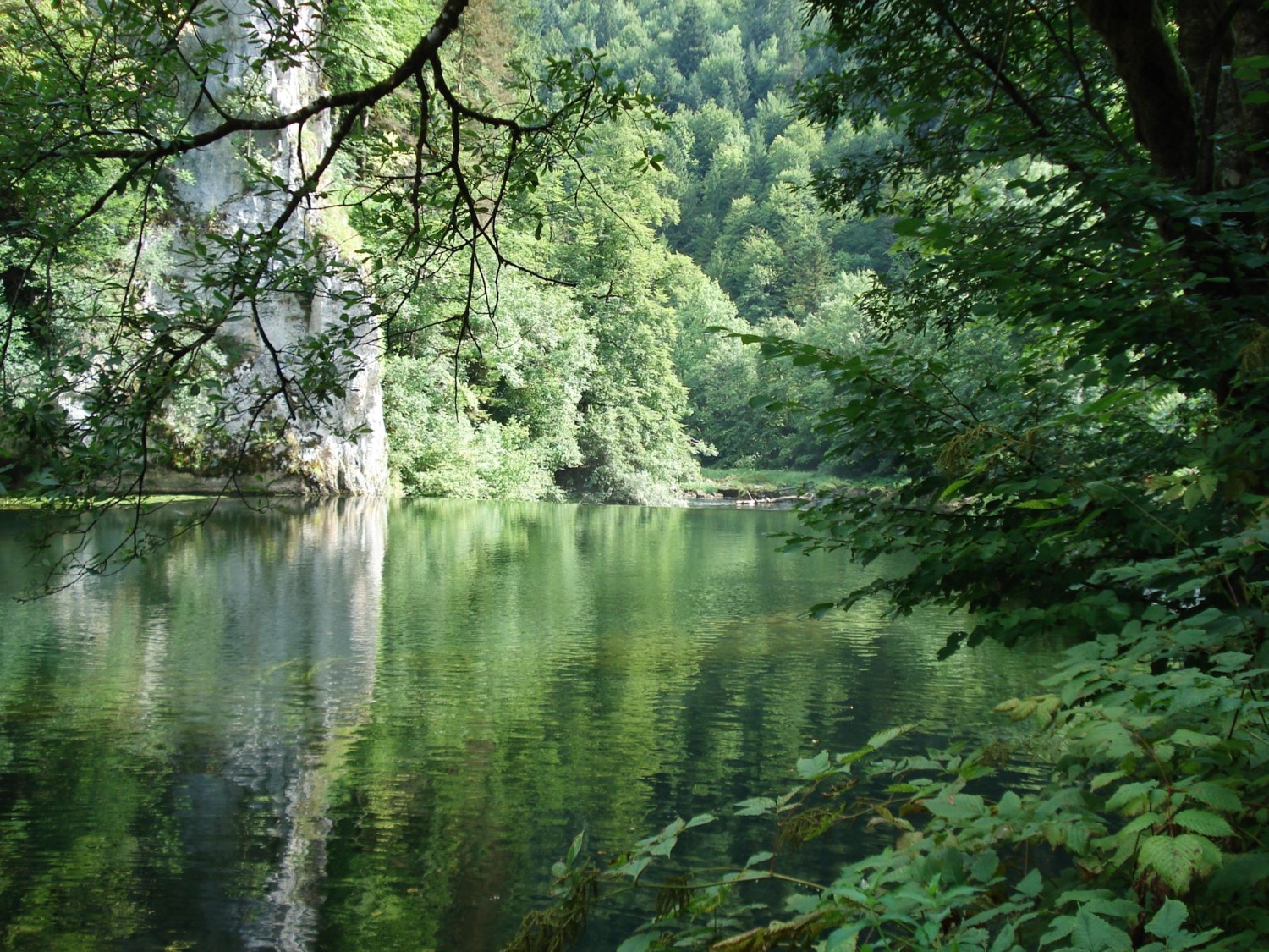 Una tranquilla insenatura nei pressi di Chervillers.