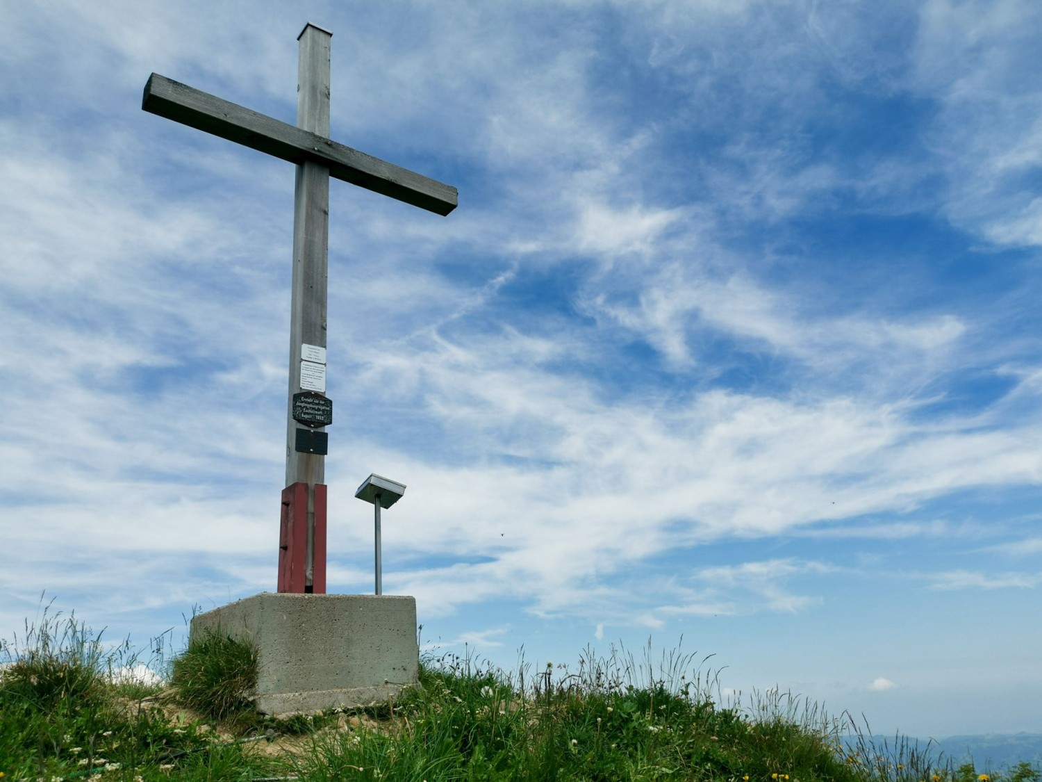 Le Beichlekreuz, une croix qui, étrangement, n’est pas installée au point culminant.