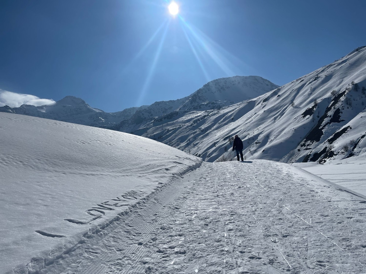 Même face au soleil, on peut sentir la fraîcheur du vent.