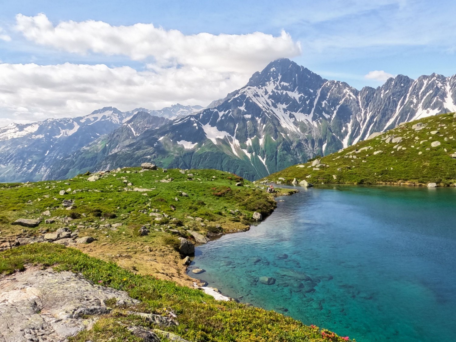 Verlockt zu einem erfrischenden Bad: der Wannisbortsee.