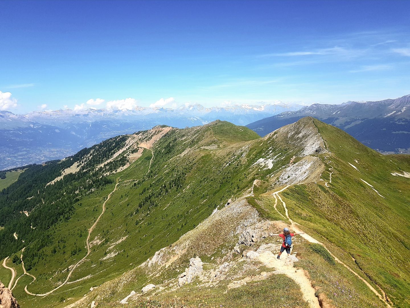 Panoramawanderung auf den Mont Rouge